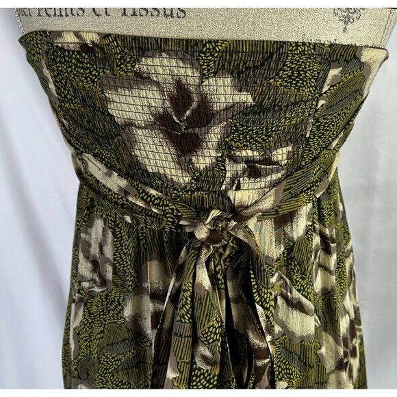 Anthropologie Strapless Floral Maxi Dress By Edme & Esyllte - Picture 9 of 13